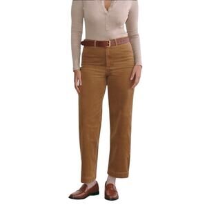 Everlane The Sailor Pant Wide Leg Pants in Corduroy Toasted Coconut Size 6